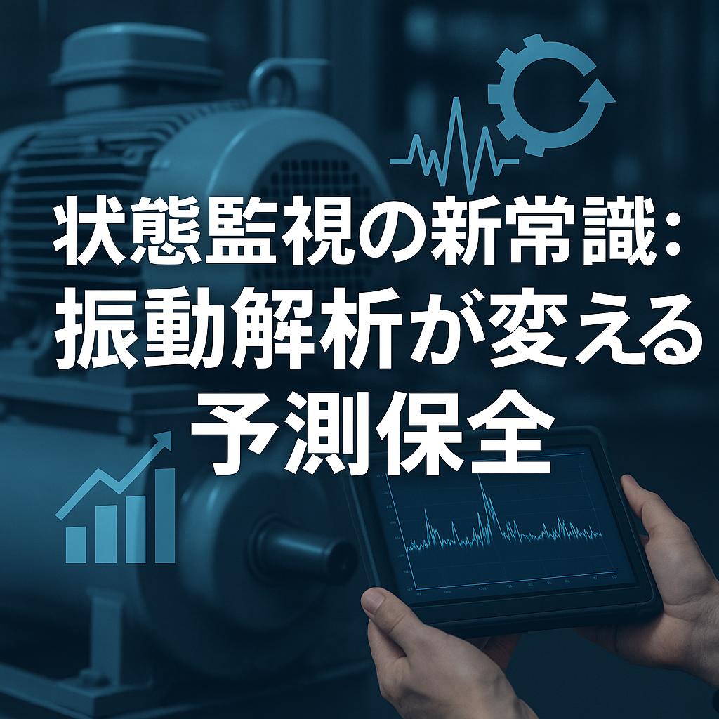 状態監視の新常識：振動解析が変える予測保全